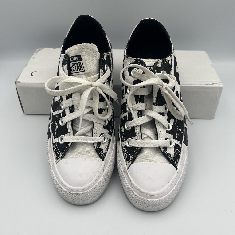 RARE Converse Chuck‎ Taylor All Star 70S Low Create Future Black White Sz 5.5